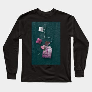 The Art of Tea on Black Long Sleeve T-Shirt